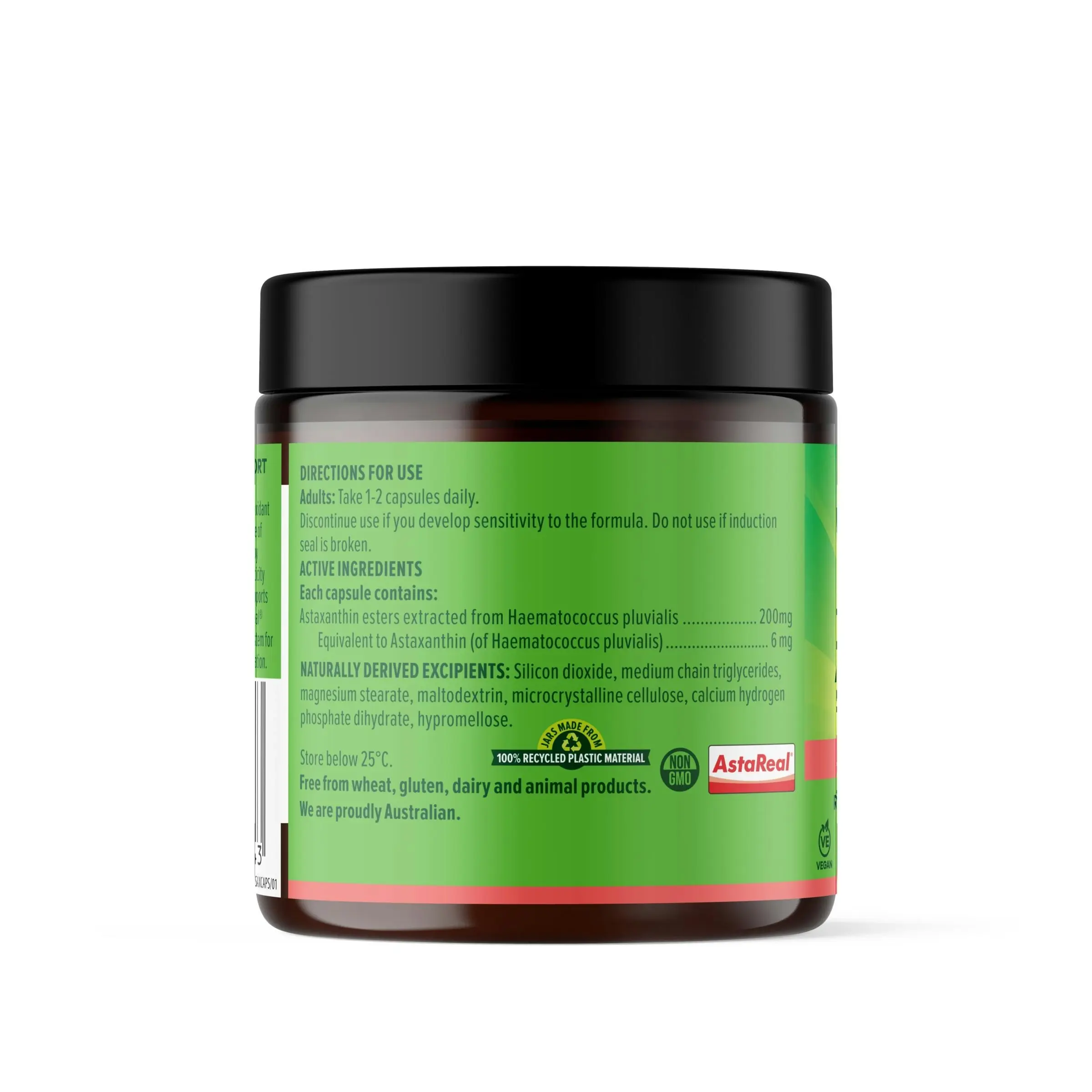 Vital Plant Based Astaxanthin Age Defying 30 Vegecaps