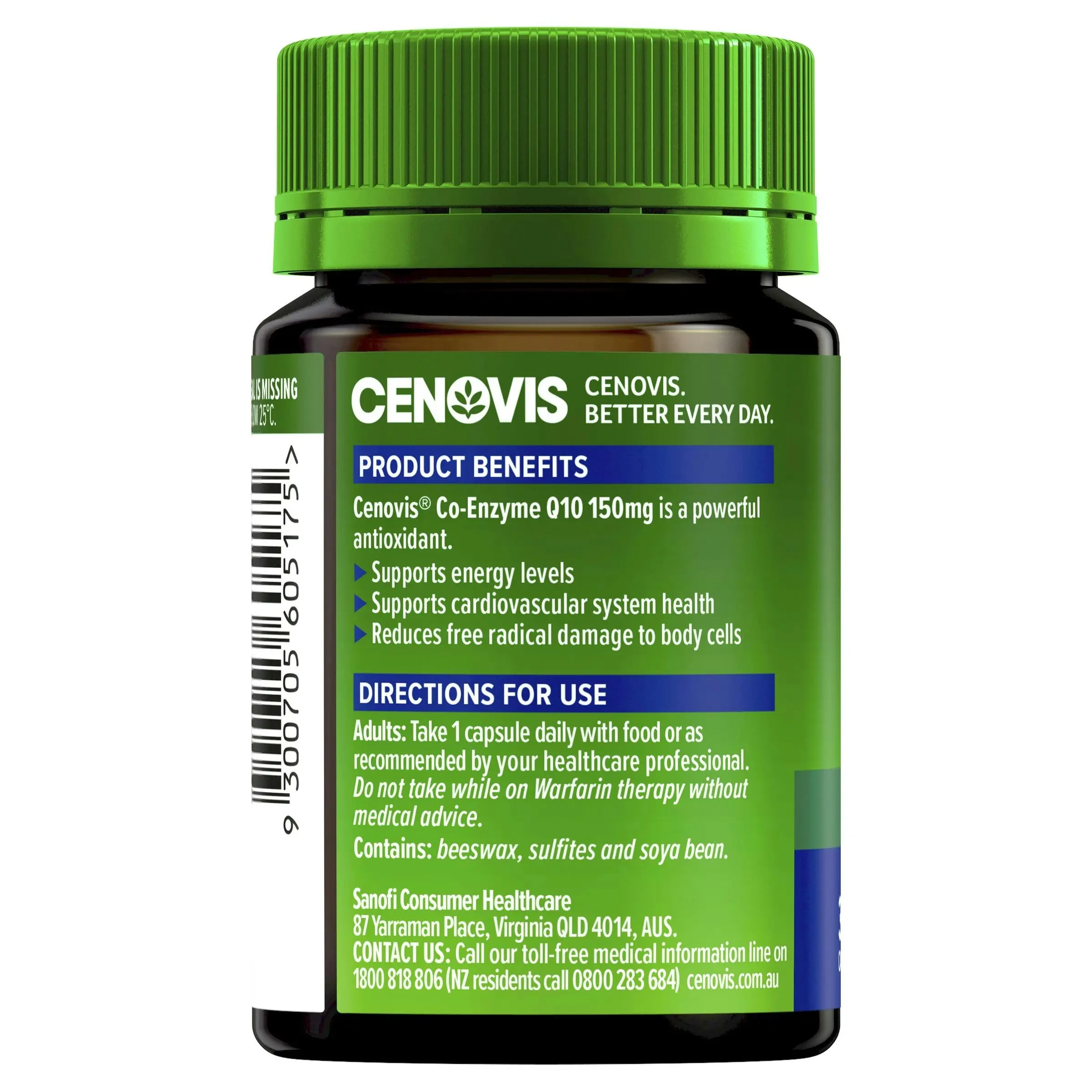 Cenovis Coenzyme Q10 150mg 30 Capsules