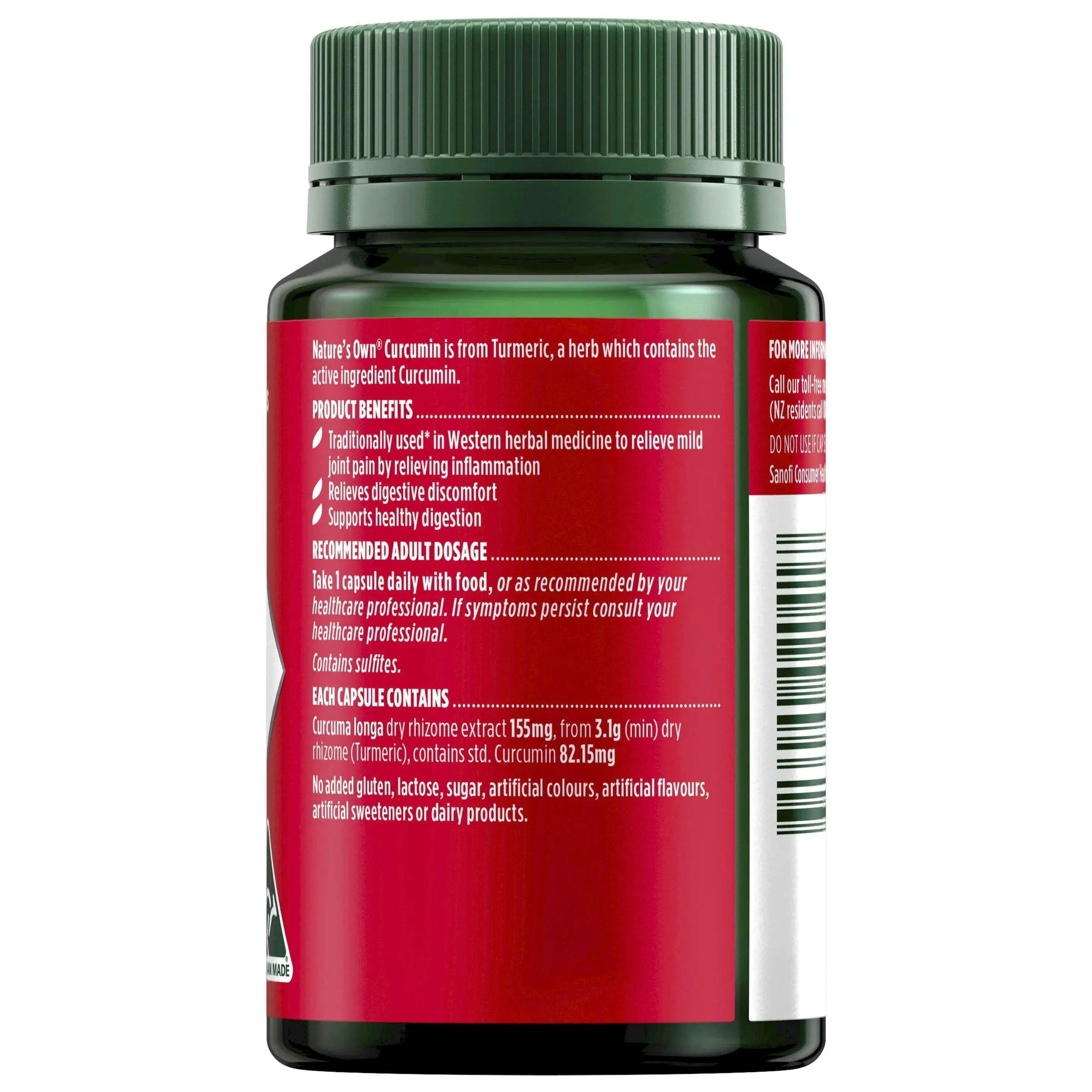 Nature's Own Curcumin 60 Capsules