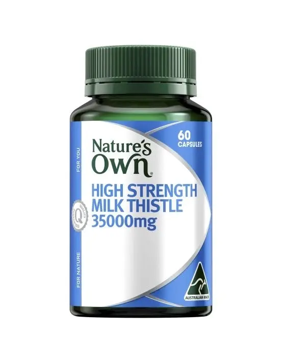 Nature's Own High Strength Milk Thistle 35,000Mg 60 Capsules