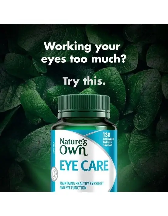 Nature's Own Eye Care 130 Chewable Tablets