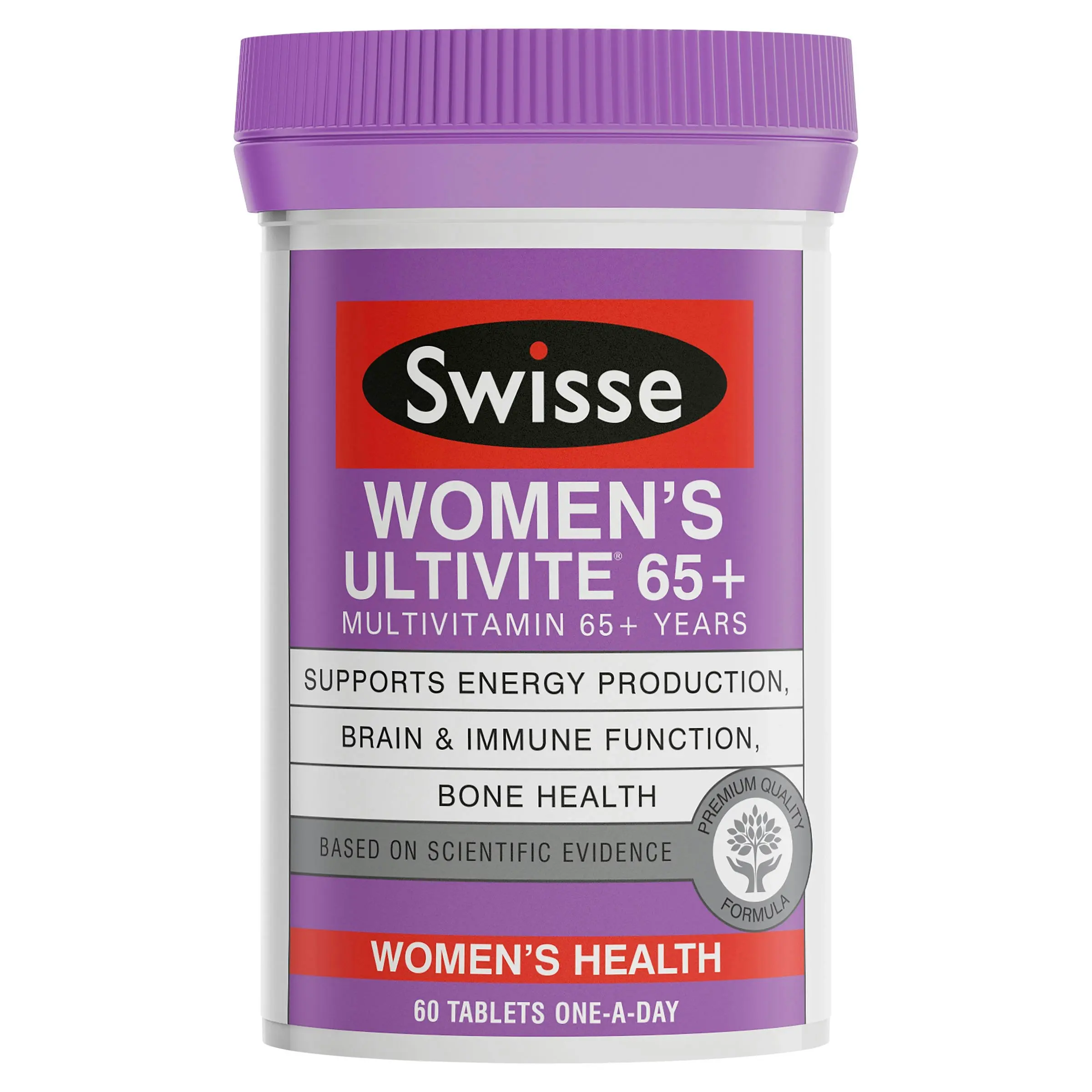 Swisse Ultivite Women's 65+ Multivitamin 60 Tablets