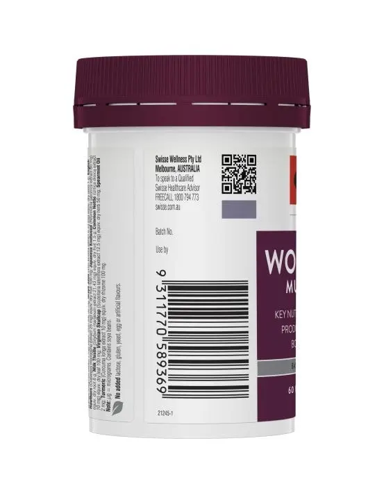 Swisse Ultivite Women's 65+ Multivitamin 60 Tablets