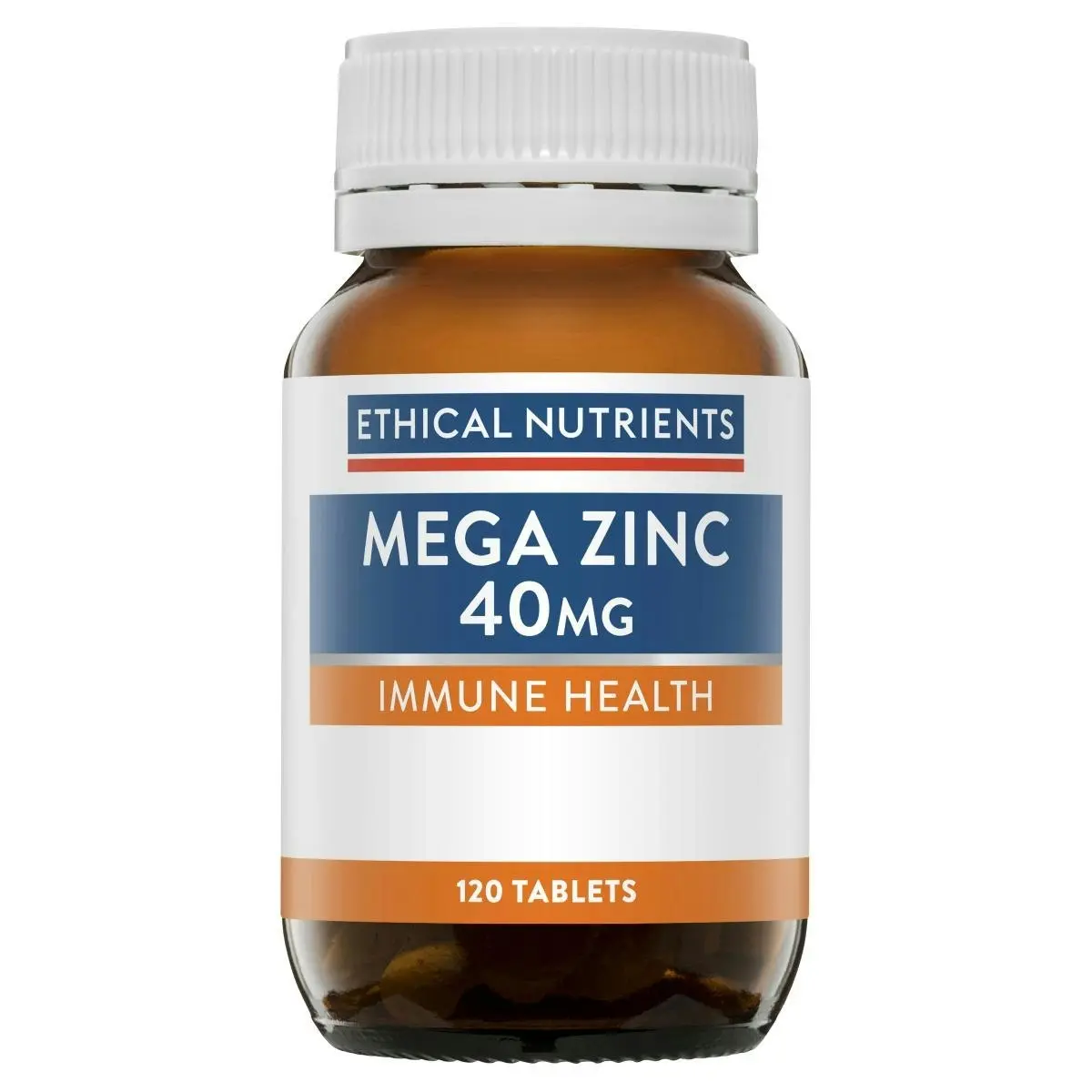 Ethical Nutrients Mega Zinc 40mg 120 Tablets