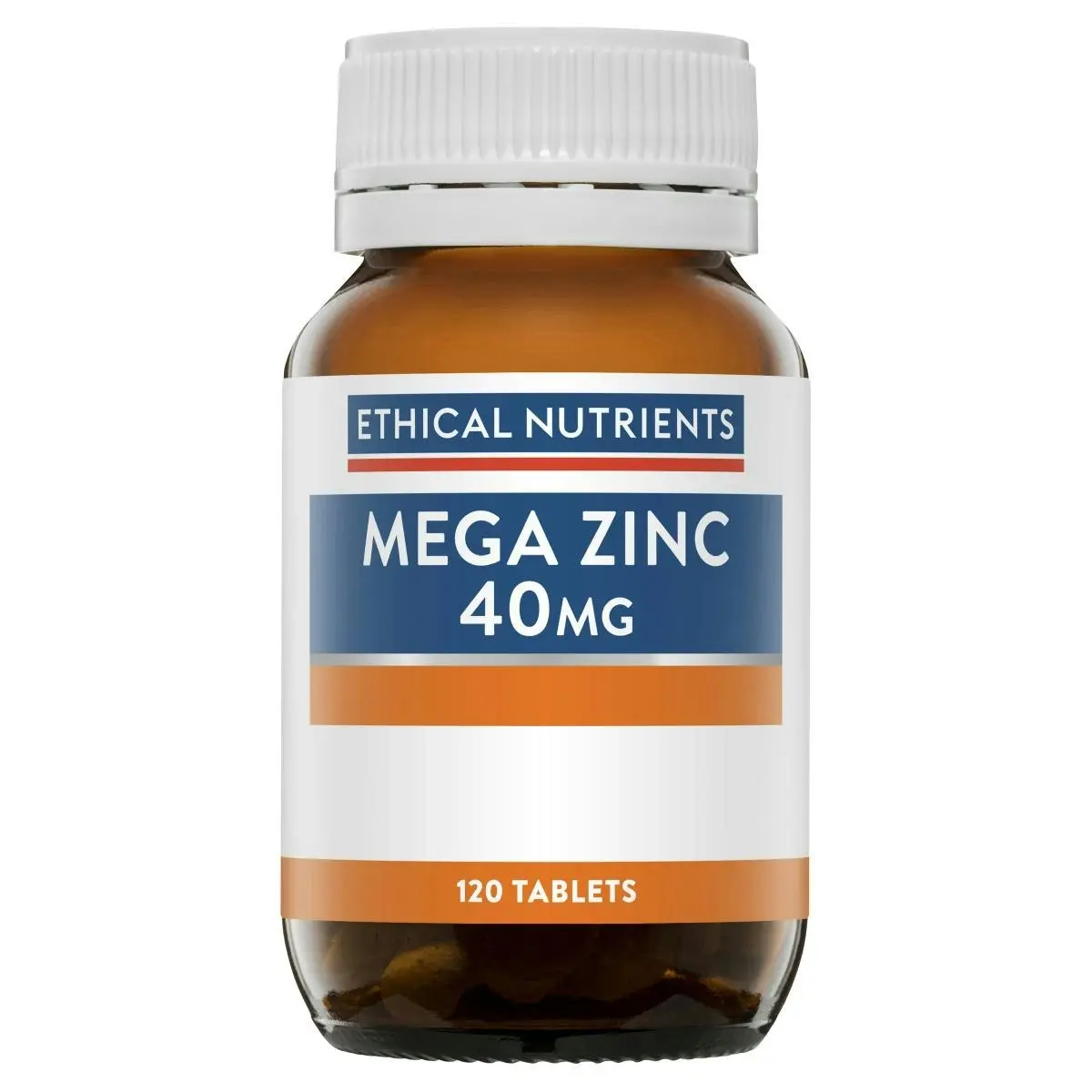 Ethical Nutrients Mega Zinc 40mg 120 Tablets