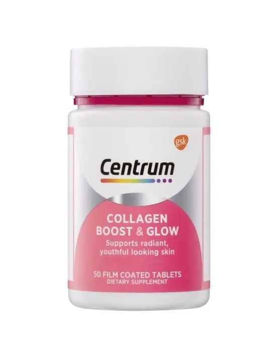 Centrum Collagen Boost & Glow 50 Tablets