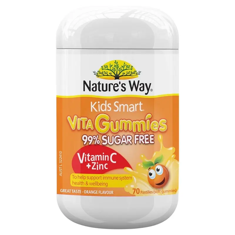 Nature's Way Kids Smart Vita-Gumies Vitamin C + Zinc 70 Gummies