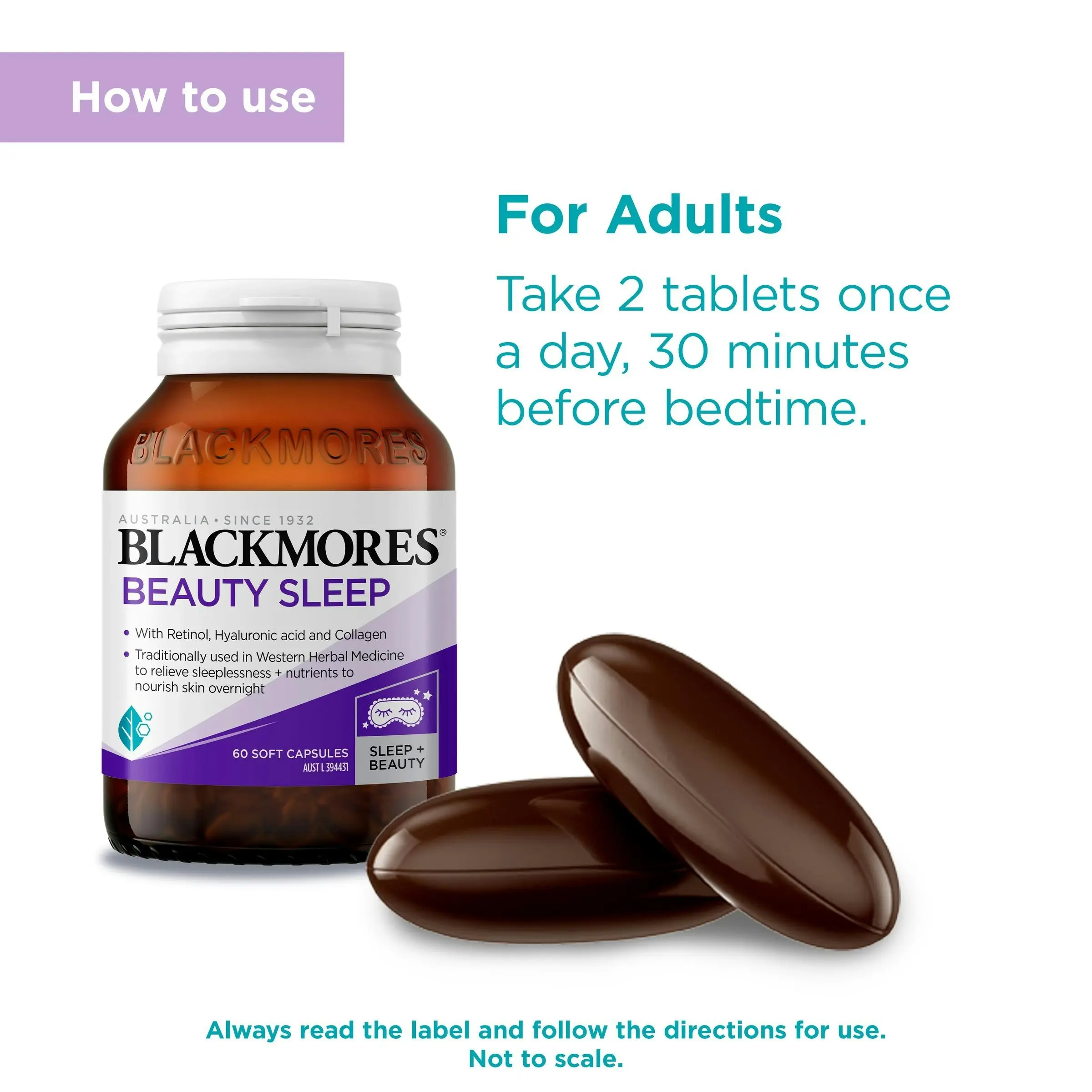 Blackmores Beauty Sleep 60 Capsules