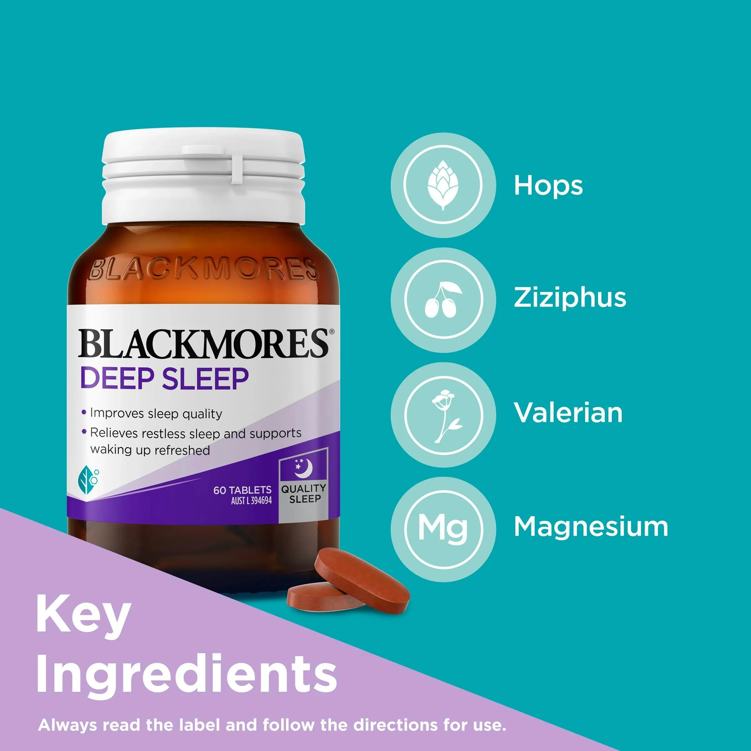 Blackmores Fall Asleep 60 Tablets