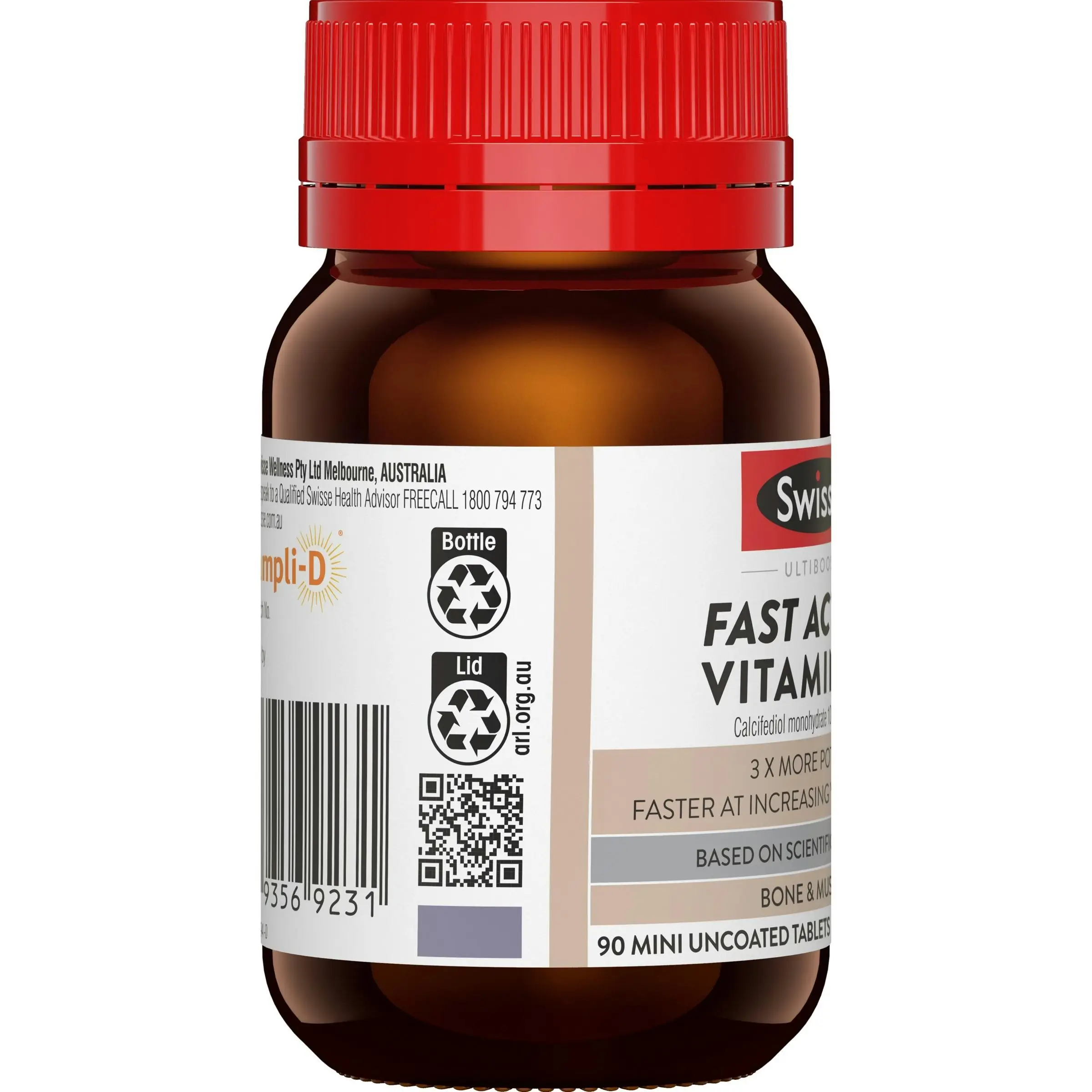 Swisse Ultiboost Fast Acting Vitamin D3 90 Tablets