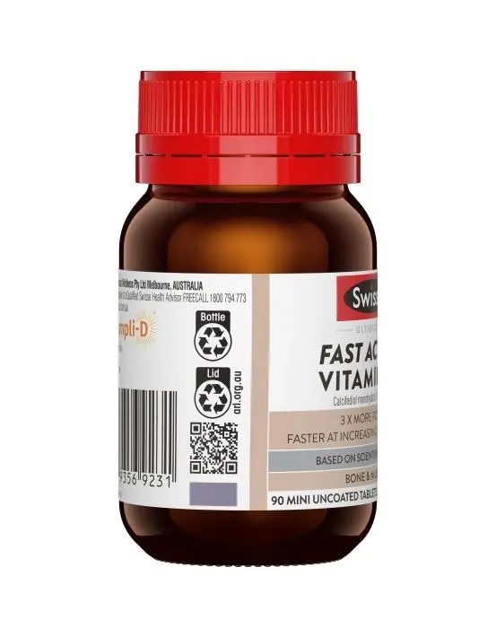 Swisse Ultiboost Fast Acting Vitamin D3 90 Tablets