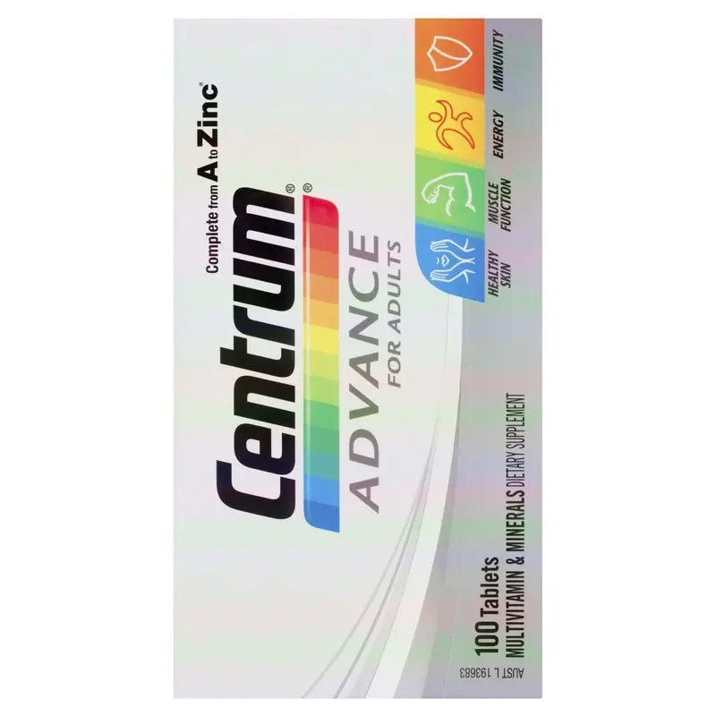 Centrum Advance For Adults 100 Tablets