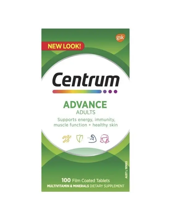 Centrum Advance For Adults 100 Tablets