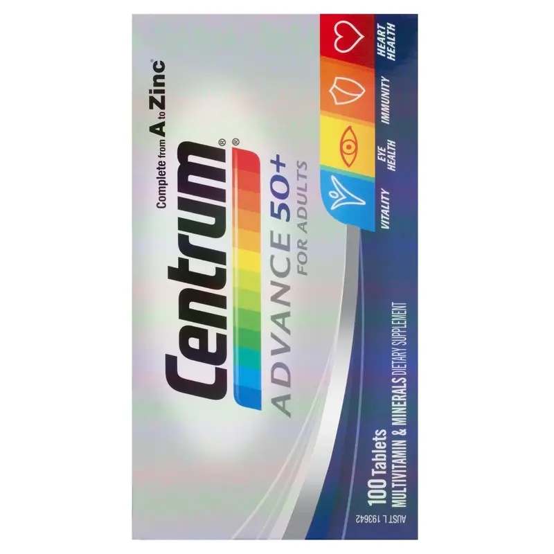 Centrum Advance 50+ For Adults 100 Tablets