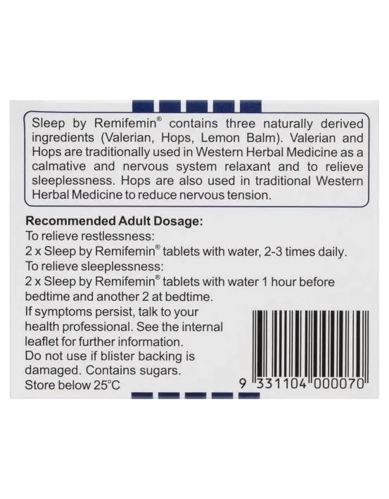 Remifemin Sleep 30 Tablets