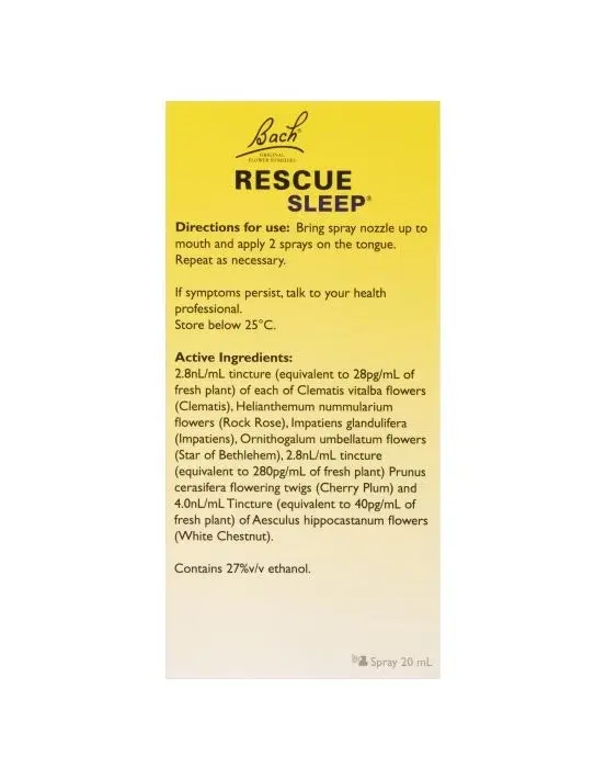 Bach RESCUE Sleep Spray 20mL