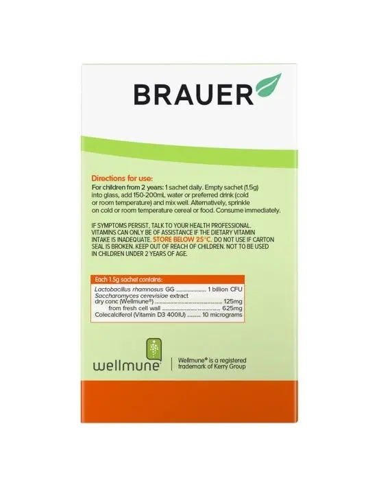 Brauer Baby & Kids Immune Defence Probiotic for Kids 30 Sachets