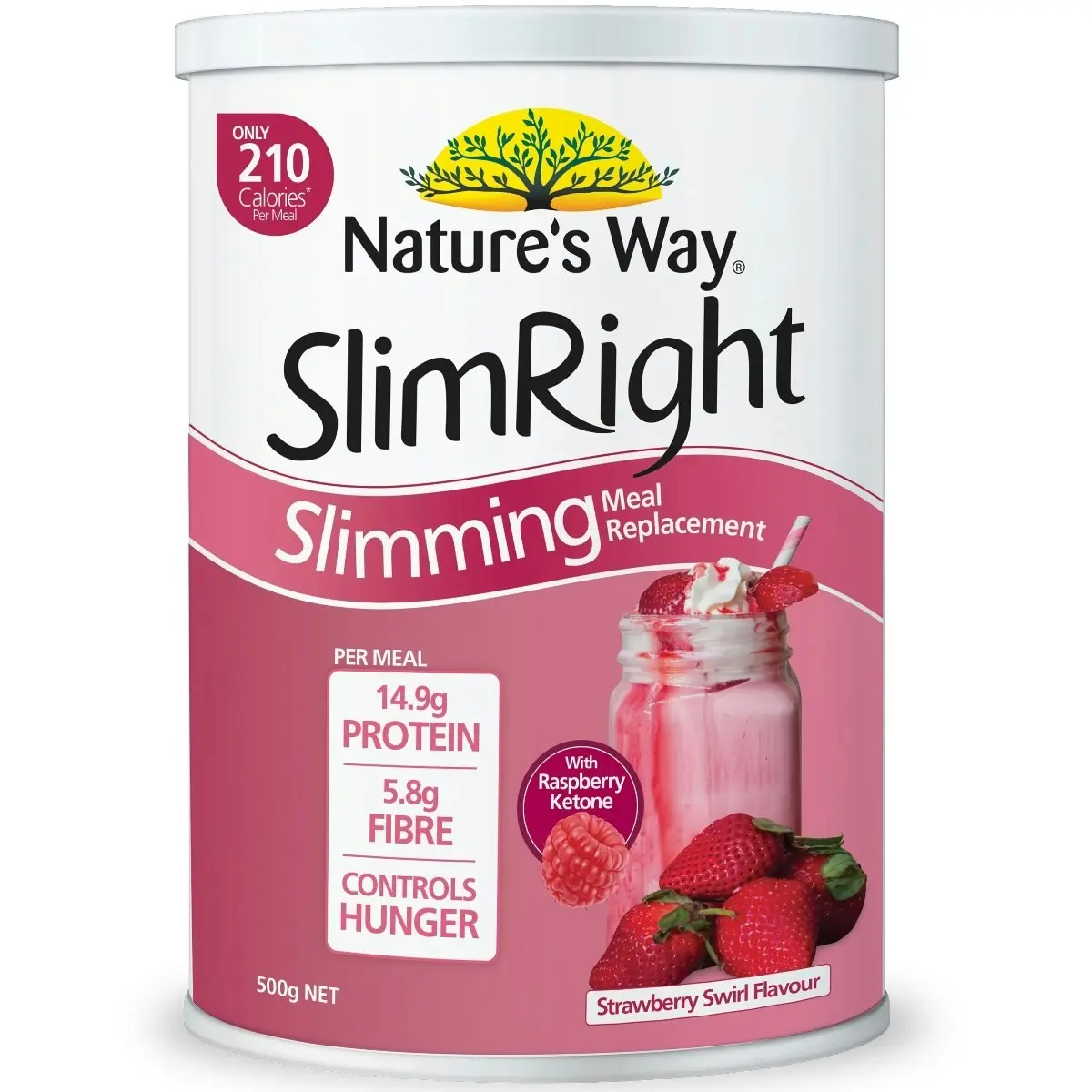 Nature's Way SlimRight Slimming Meal Replacement Strawberry 500g