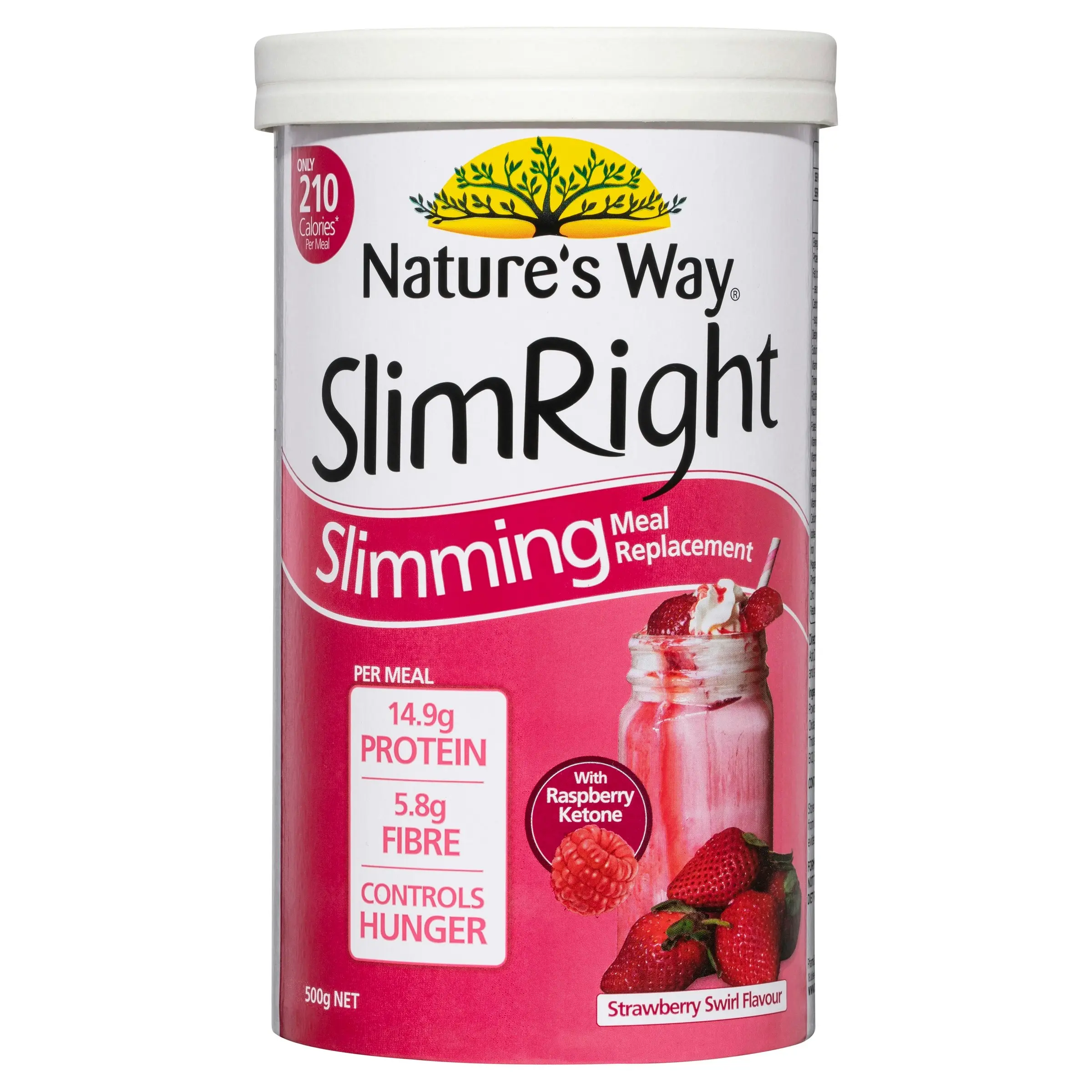 Nature's Way SlimRight Slimming Meal Replacement Strawberry 500g