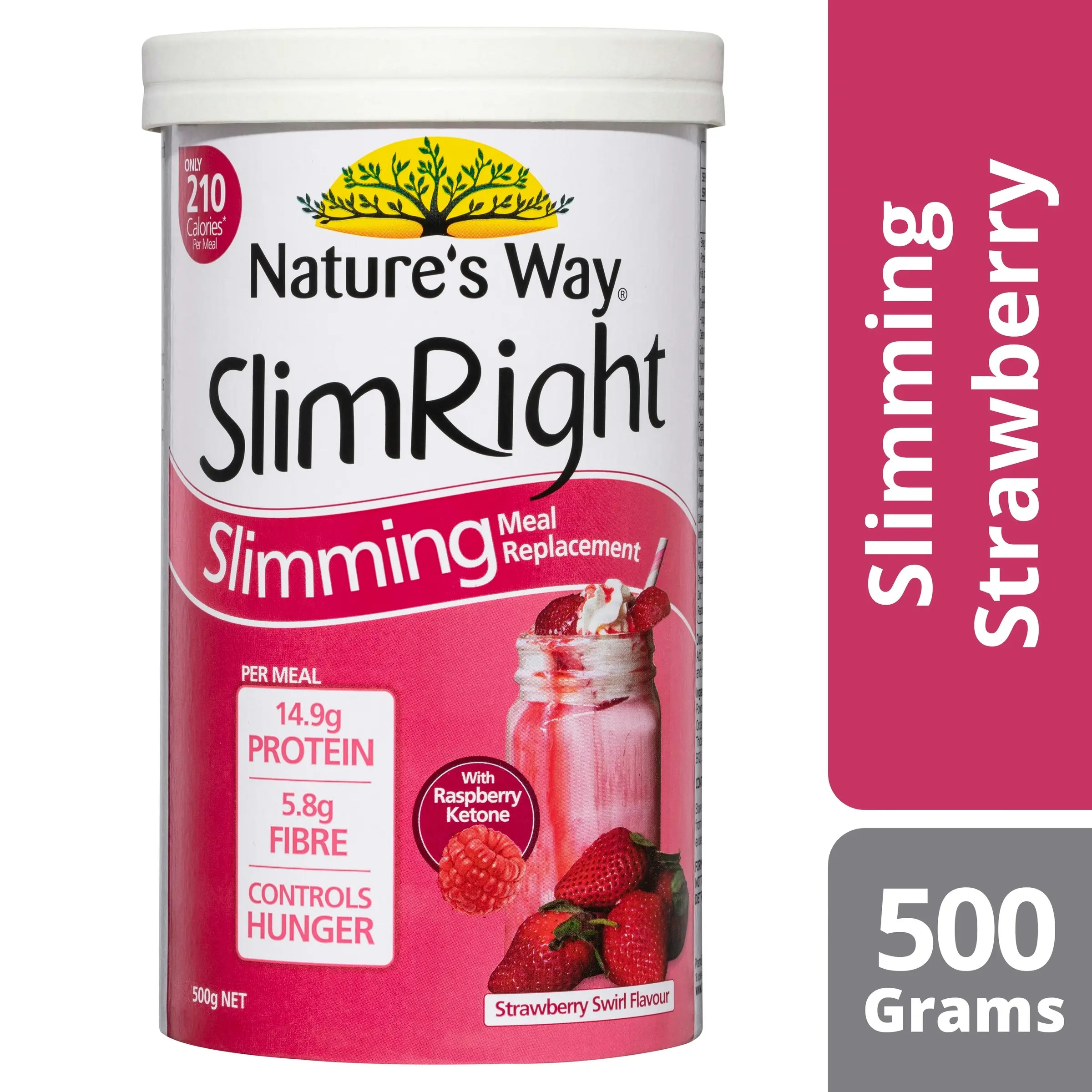 Nature's Way SlimRight Slimming Meal Replacement Strawberry 500g