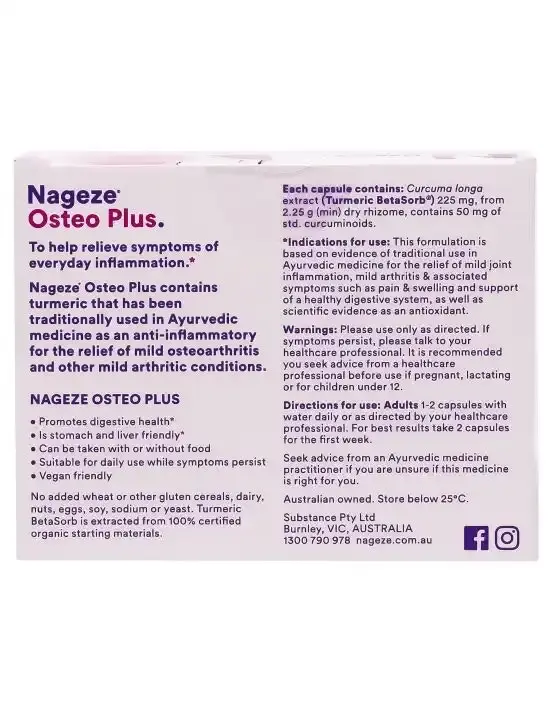 Nageze Osteo Plus 30 Capsules