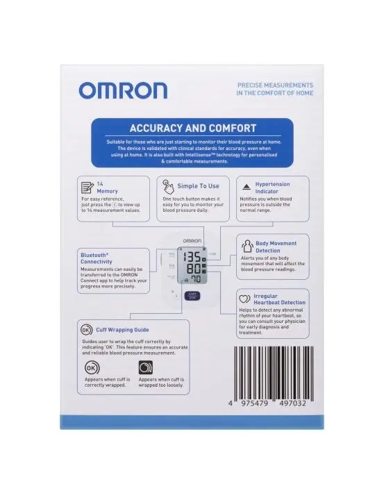 Omron Standard Blood Pressure Monitor HEM7142T1