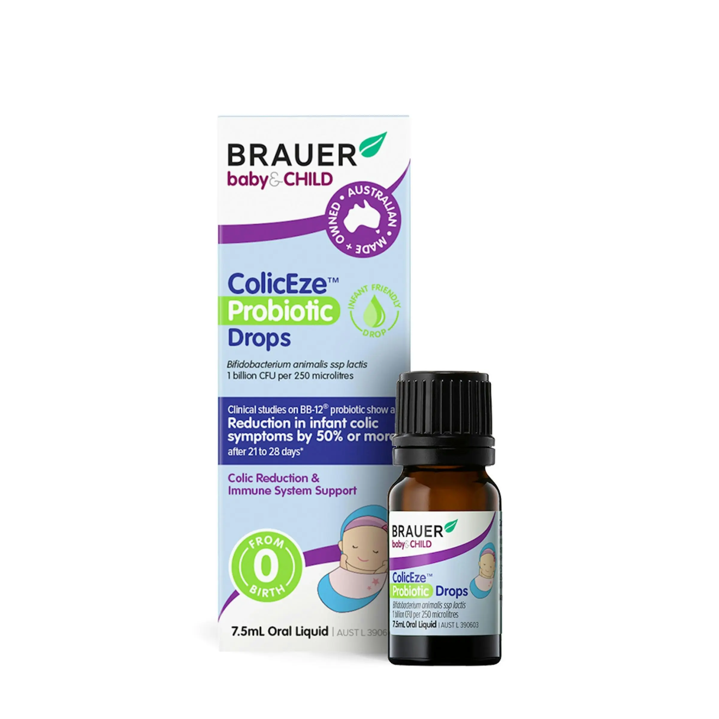 Brauer Baby Coliceze Probiotic Drops 7.5ml