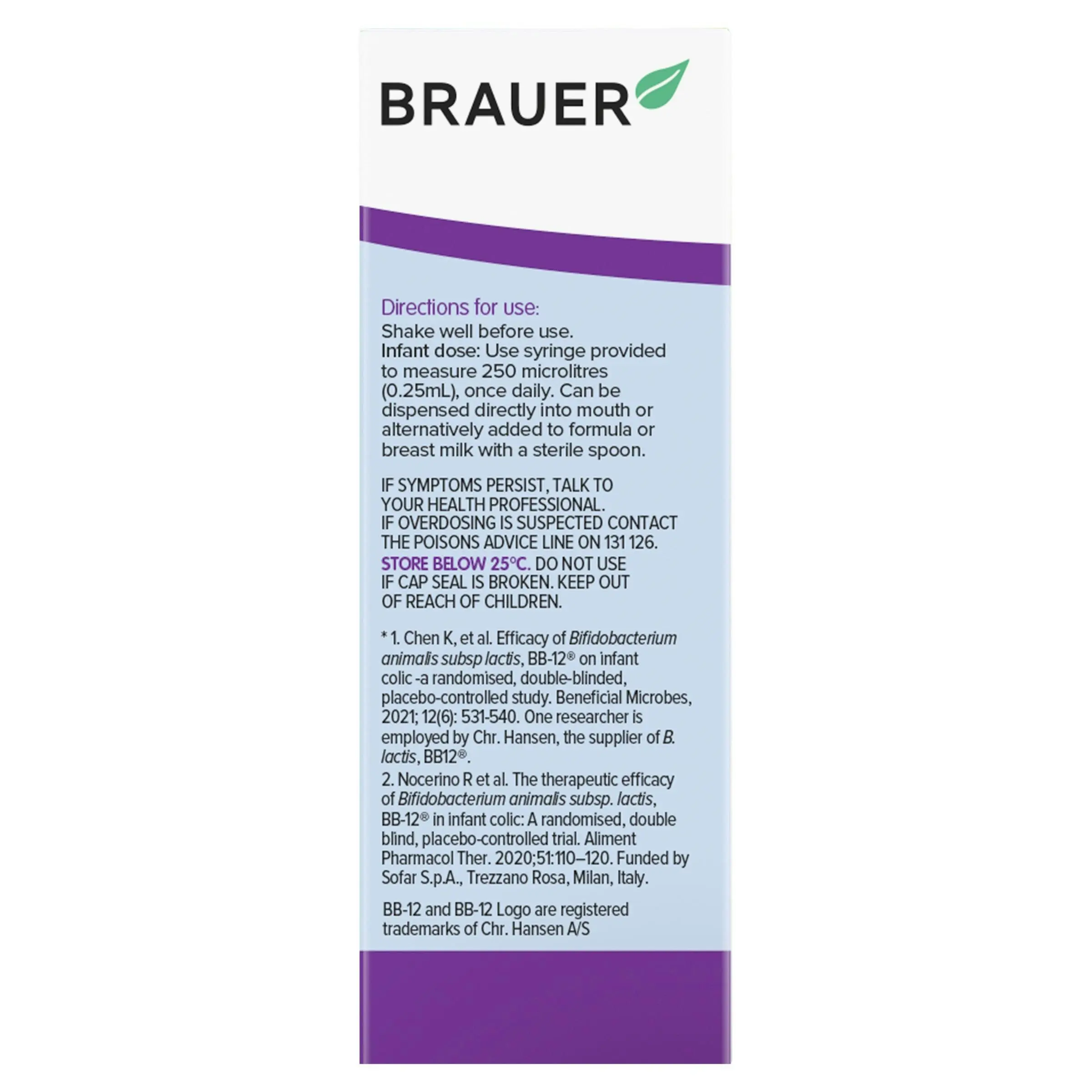 Brauer Baby & Child ColicEze Probiotic Drops 7.5ml Oral Liquid