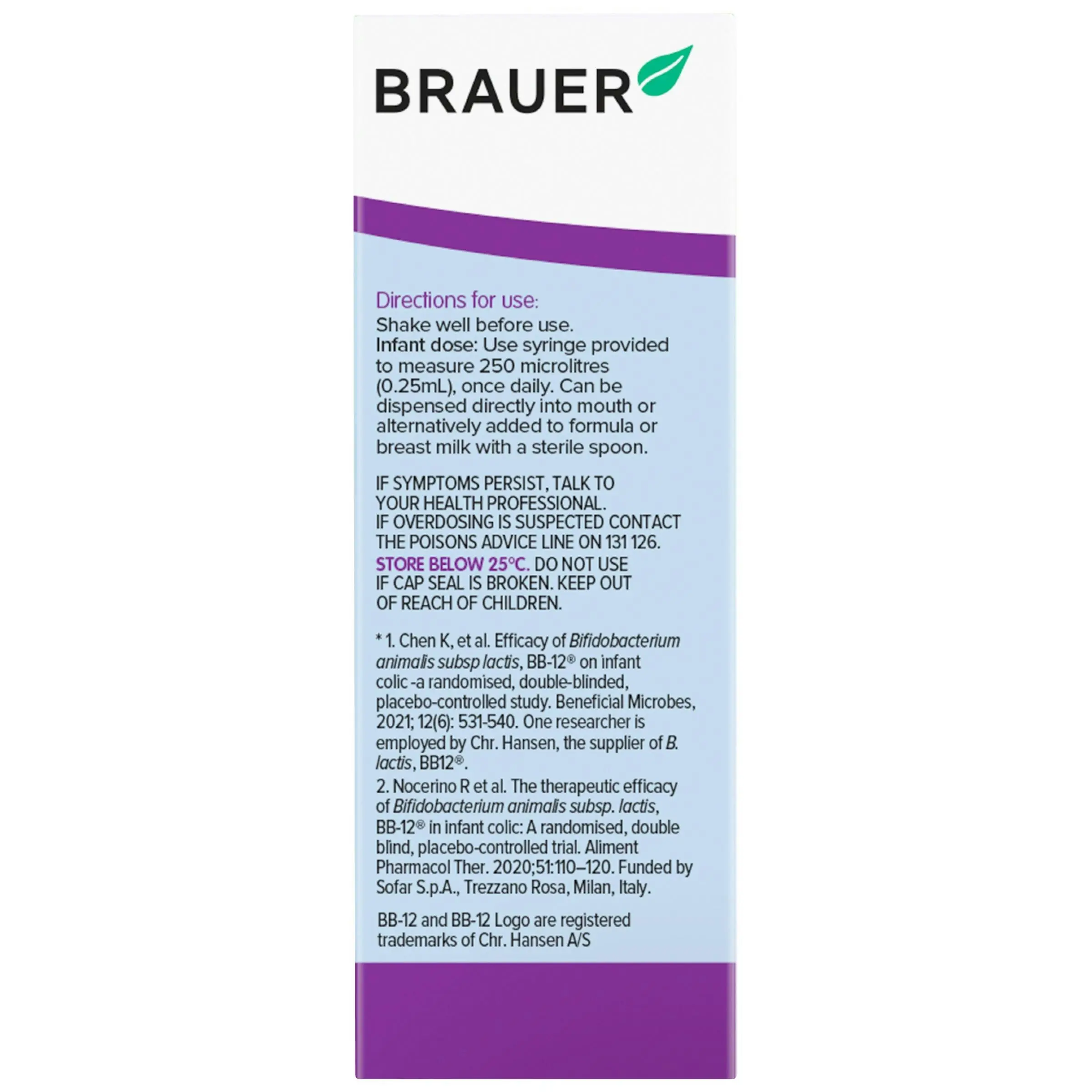 Brauer Baby Coliceze Probiotic Drops 7.5ml