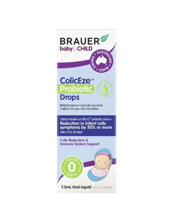 Brauer Baby & Child ColicEze Probiotic Drops 7.5ml Oral Liquid