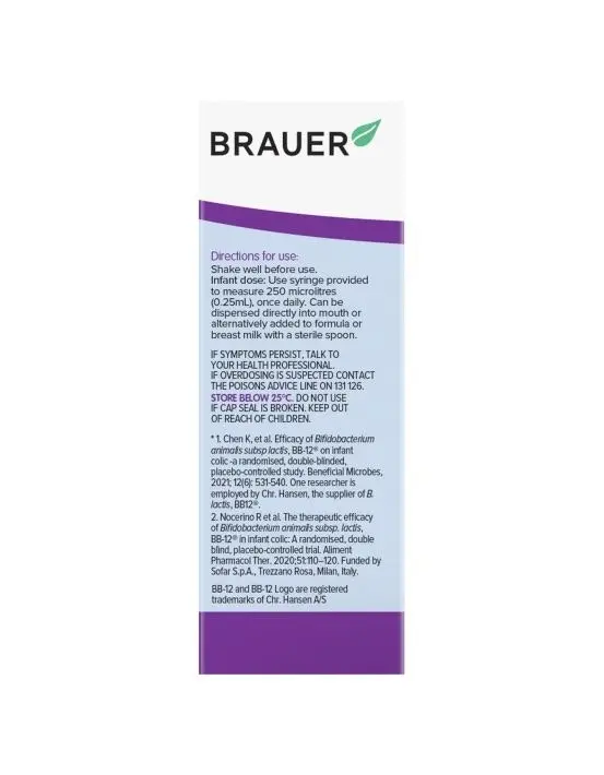 Brauer Baby & Child ColicEze Probiotic Drops 7.5ml Oral Liquid