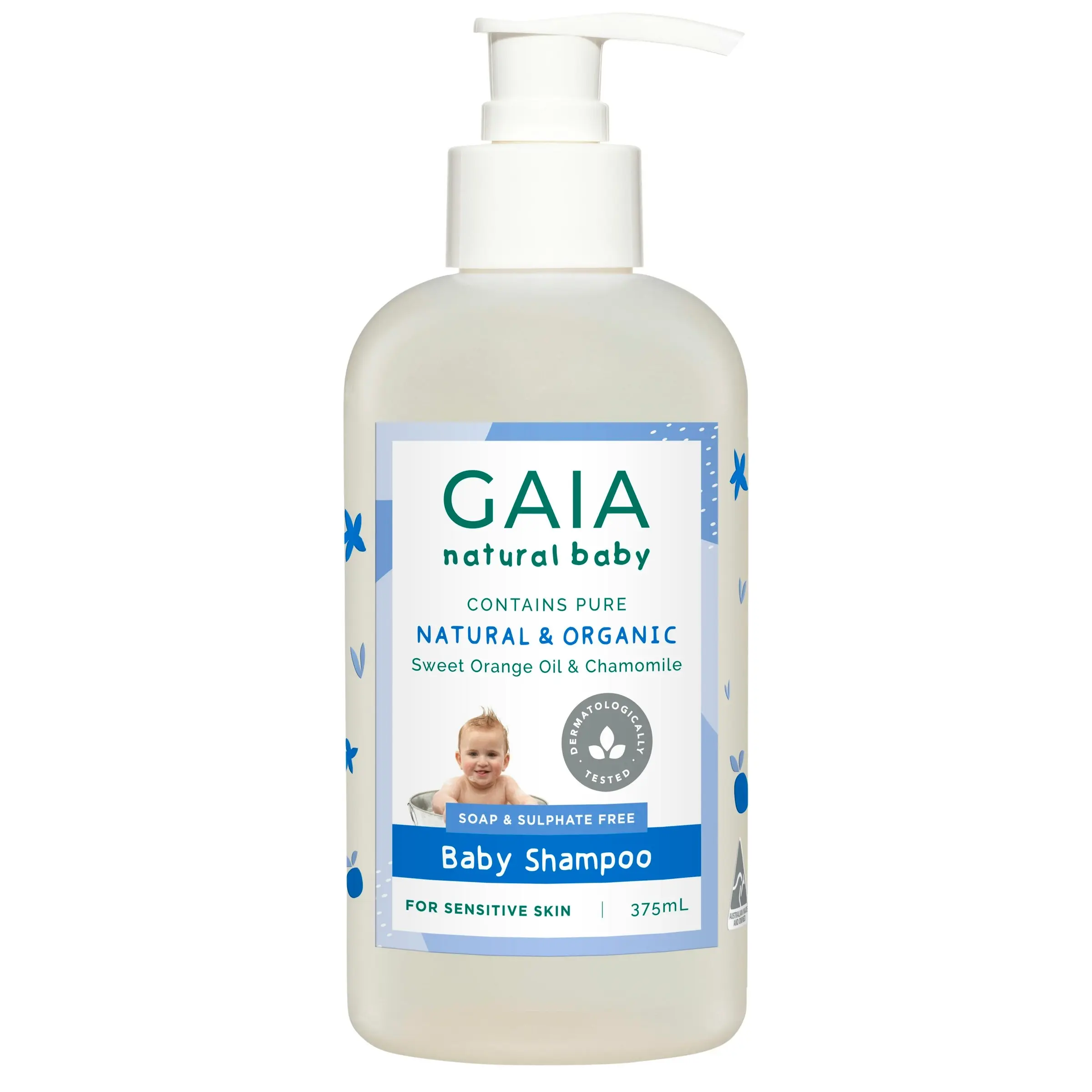 Gaia Natural Baby Shampoo 375mL