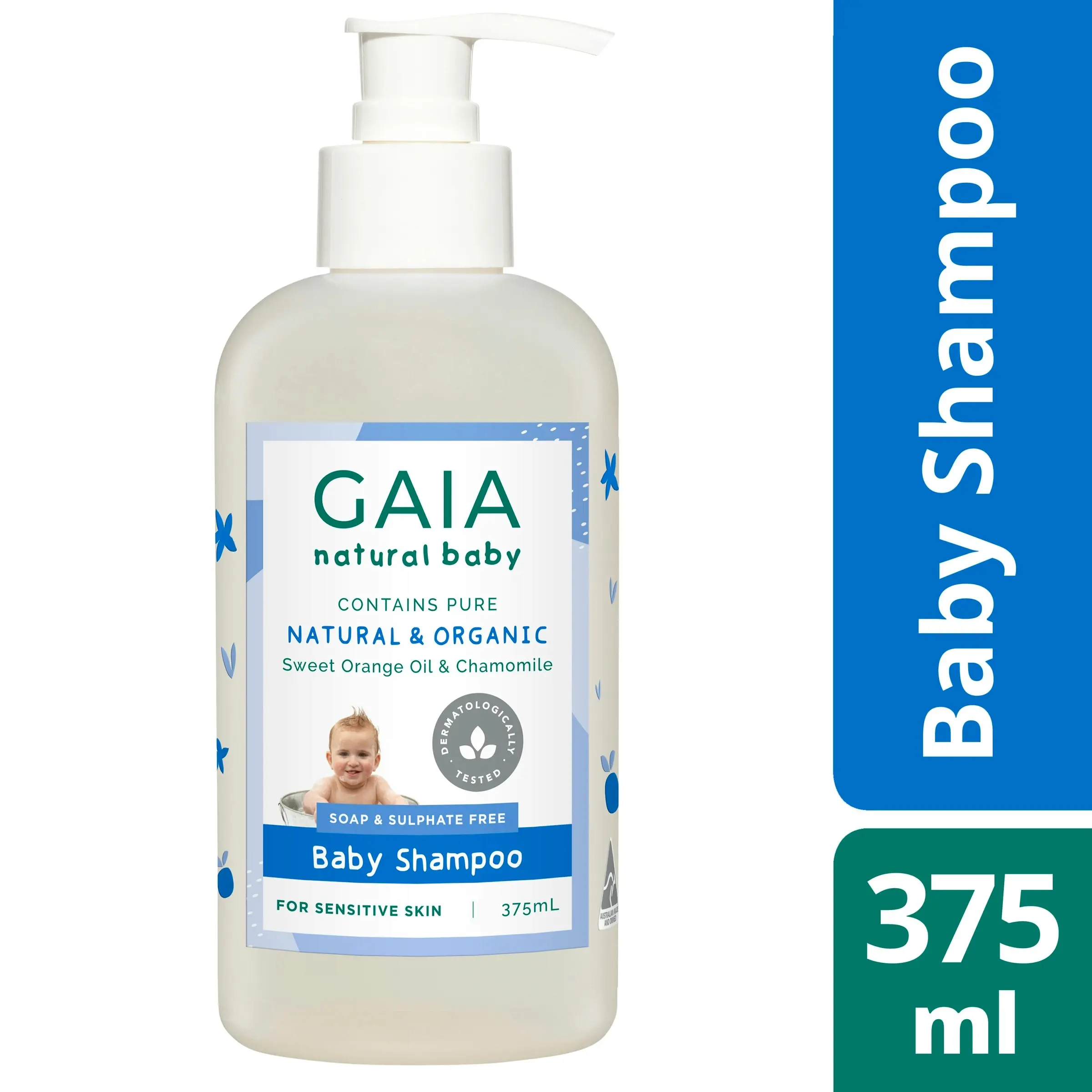 Gaia Natural Baby Shampoo 375mL