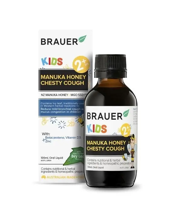 Brauer Kids Manuka Honey Chesty Cough 100ml