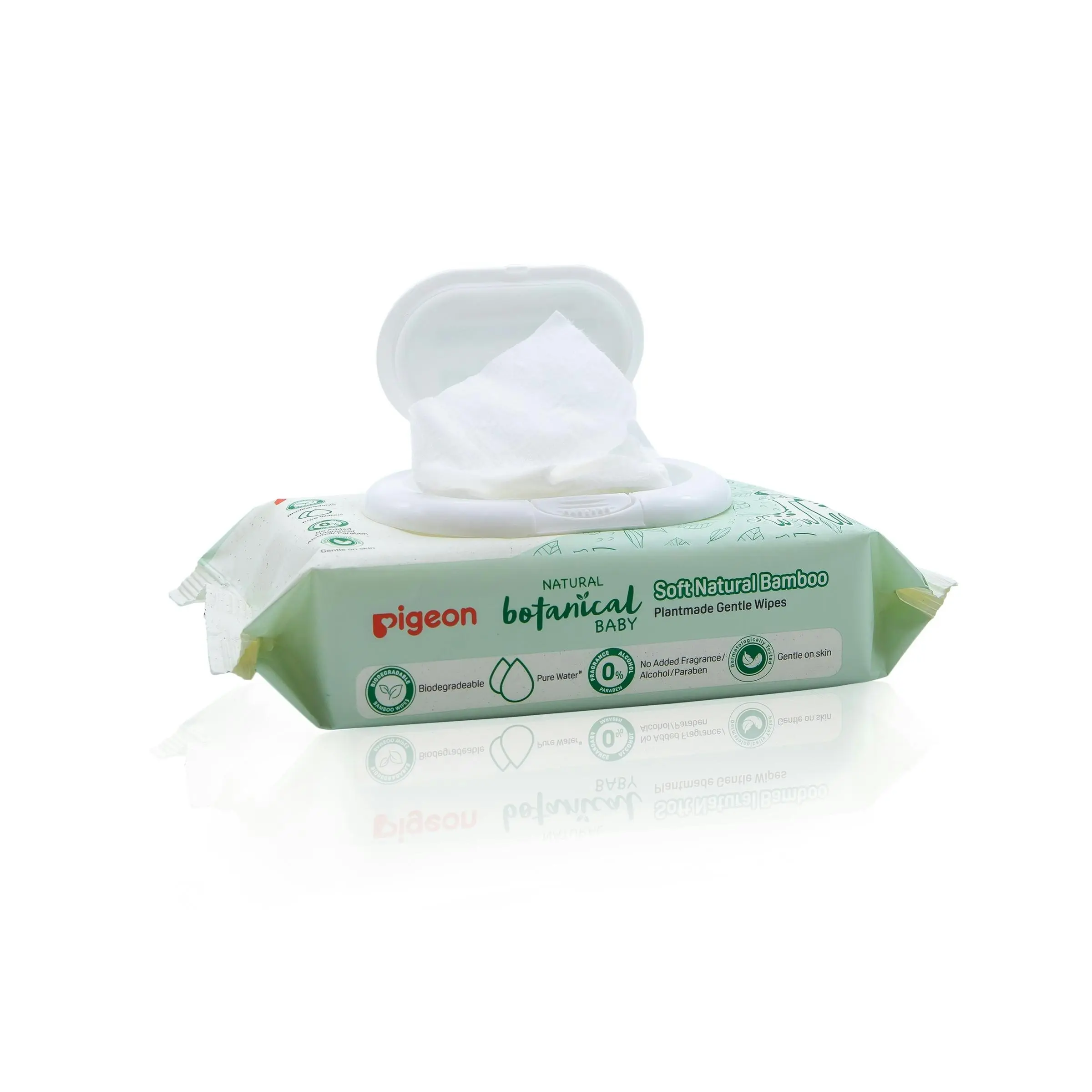 PIGEON Natural Botanical Baby Plantmade Wipes 70 Pack