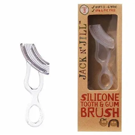 Jack N' Jill Silicone Tooth & Gum Brush 1 Pack Stage 3