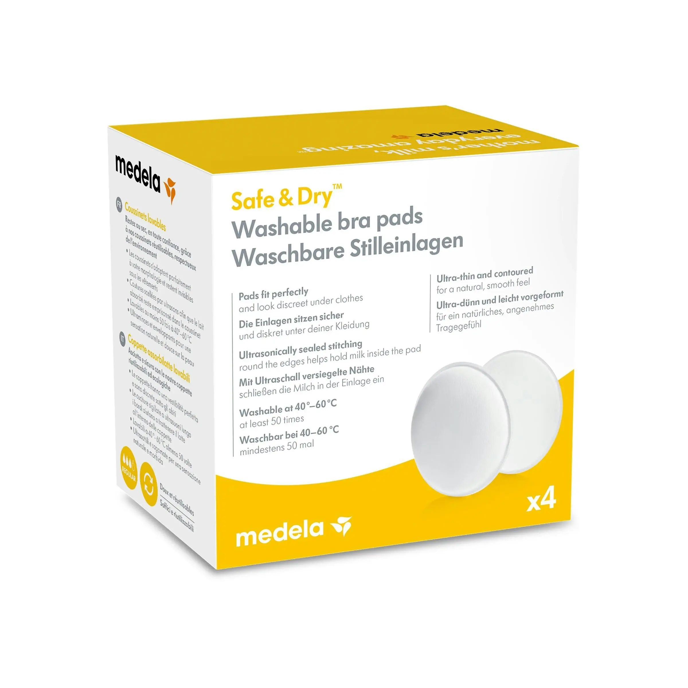 Medela Washable Bra Pads 4 Pack