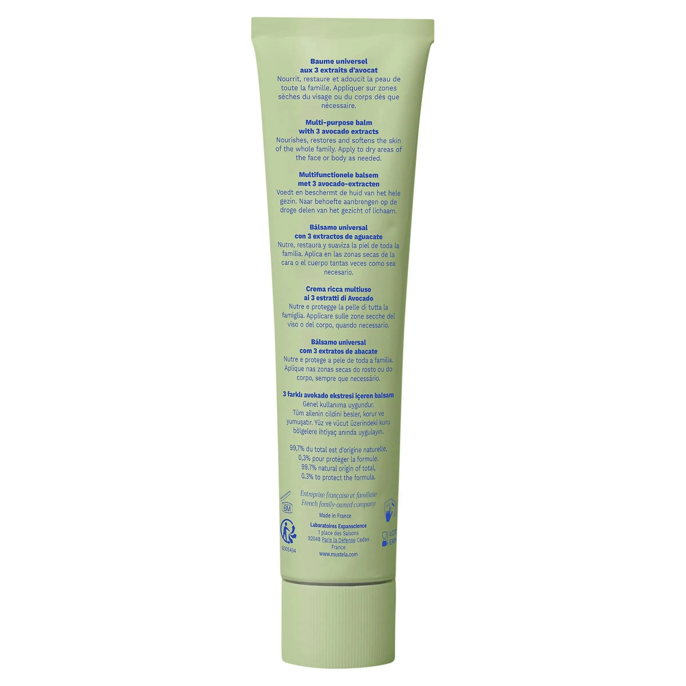 MUSTELA Multi Purpose Balm With 3 Avocado Extracts 75ml