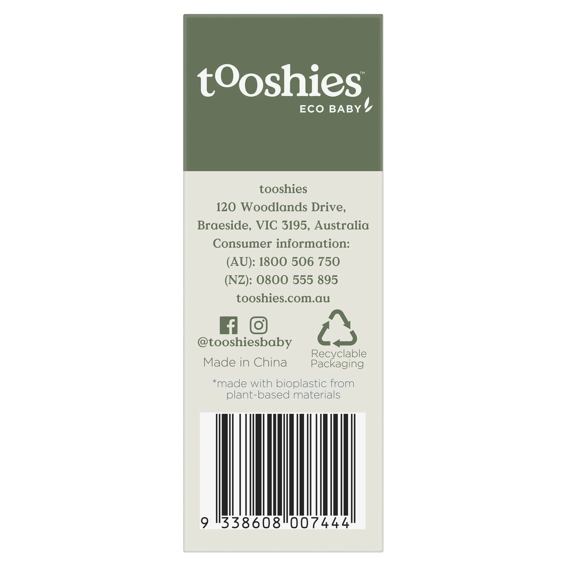 Tooshies Biodegradable Change Mats 10 Pack