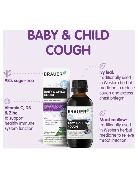 Brauer Baby & Child Cough 100mL