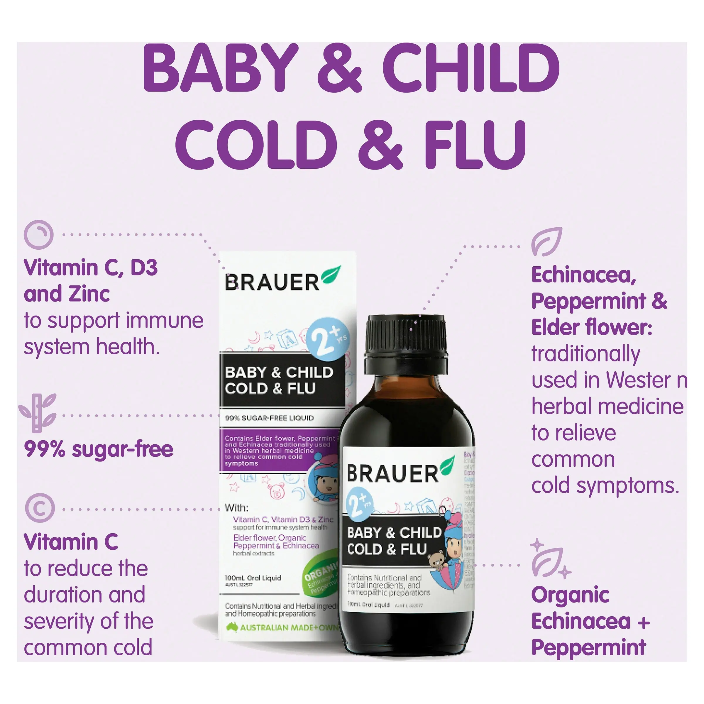 Brauer Baby & Child Cold & Flu 100mL