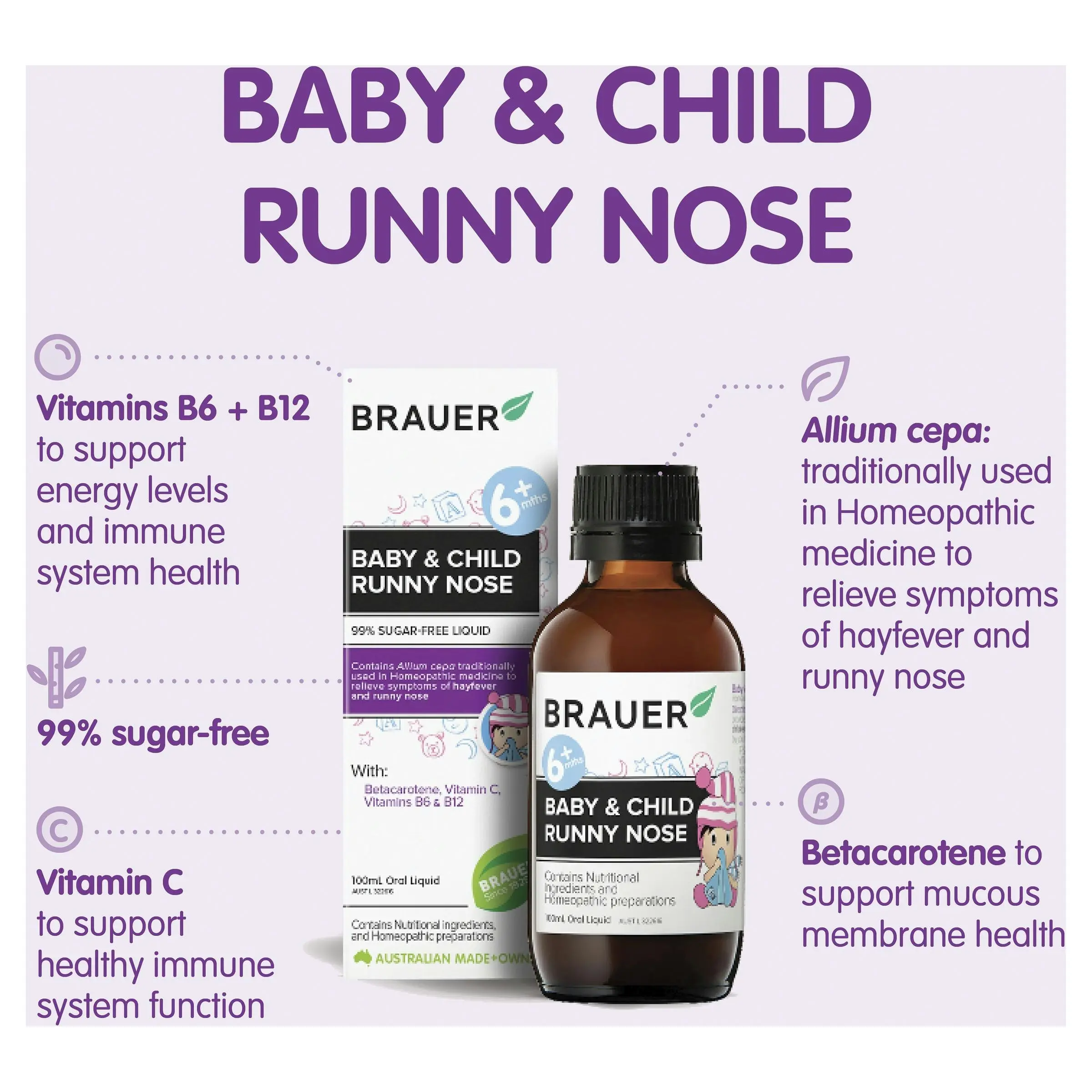 Brauer Baby & Child Runny Nose 100mL