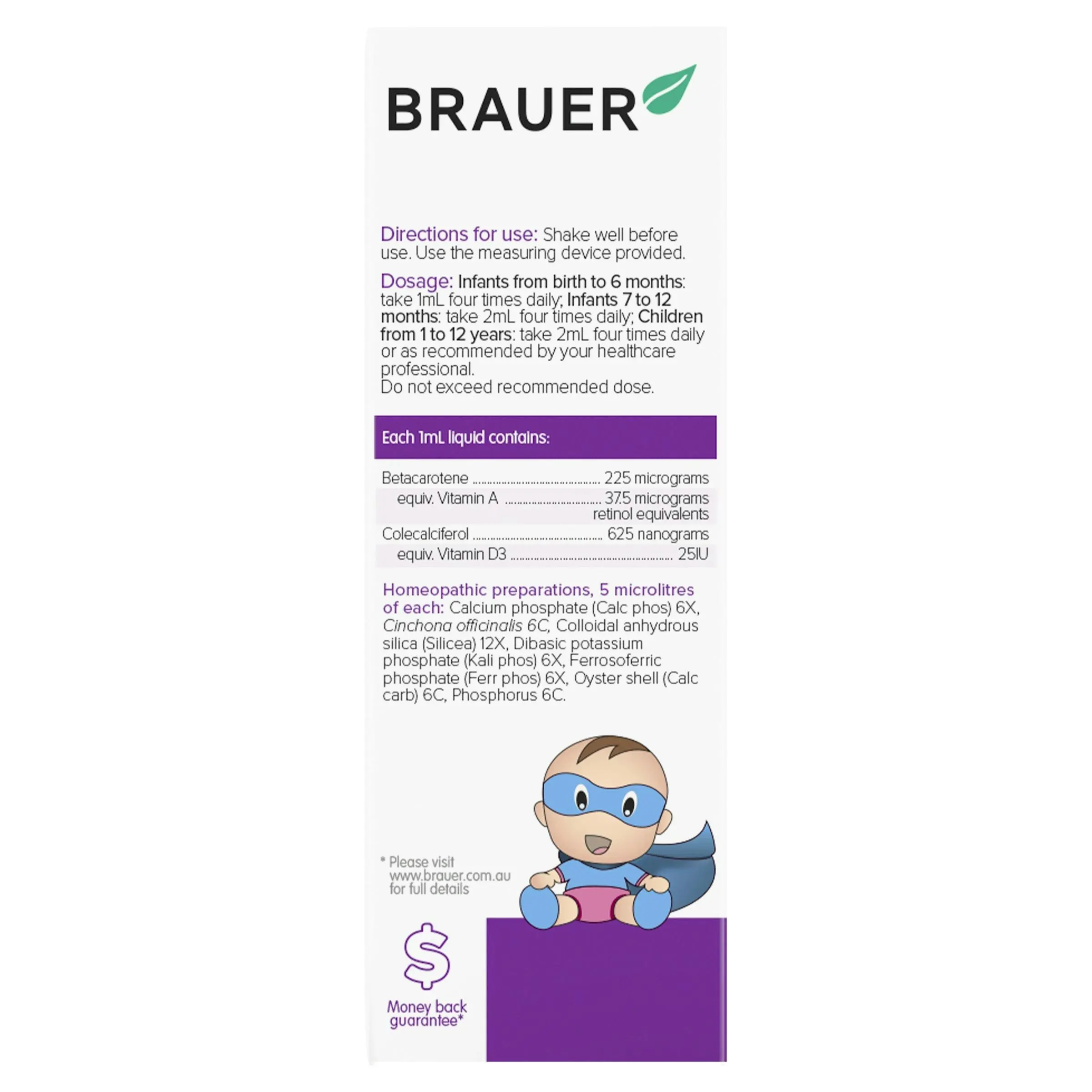 Brauer Baby & Child Immunity Support 100mL