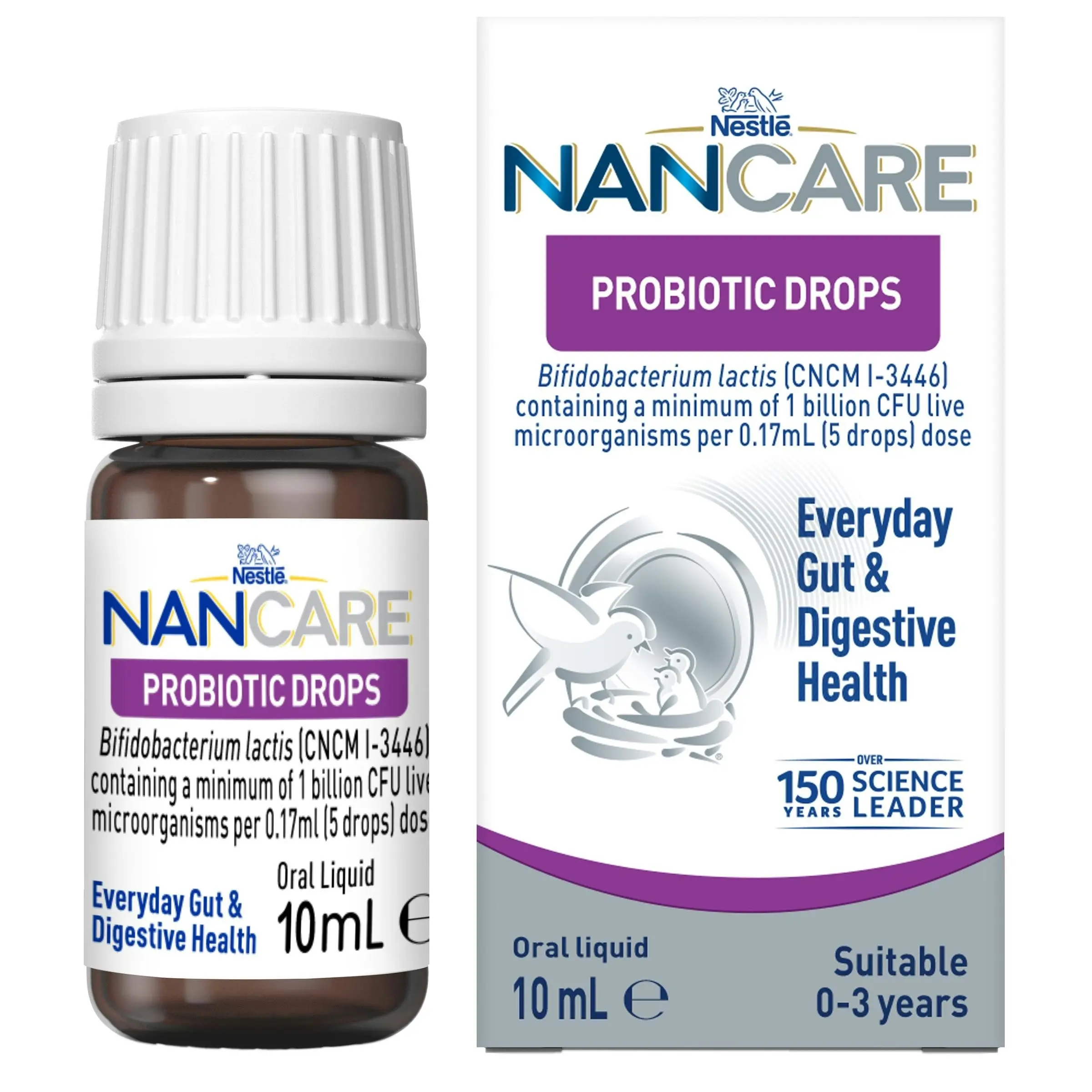 Nan Care Probiotic Drops Everyday Gut & Digestive Health 10ml