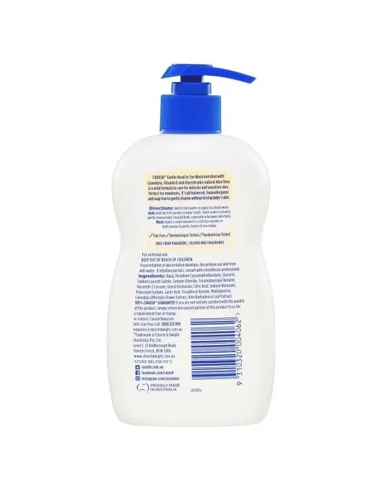 Curash Gentle Head To Toe Wash 400ml