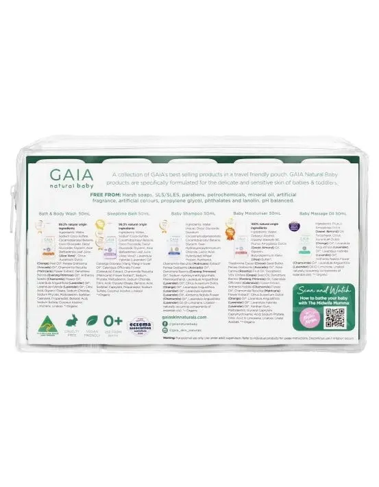 Gaia Natural Baby Starter Kit 5 x 50mL