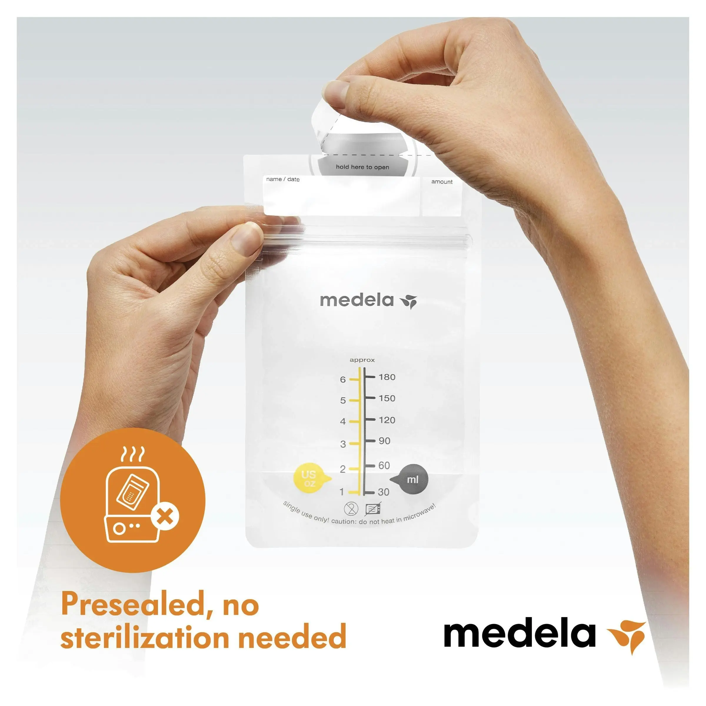 Medela Breast Milk Storage Bags 50 Bags