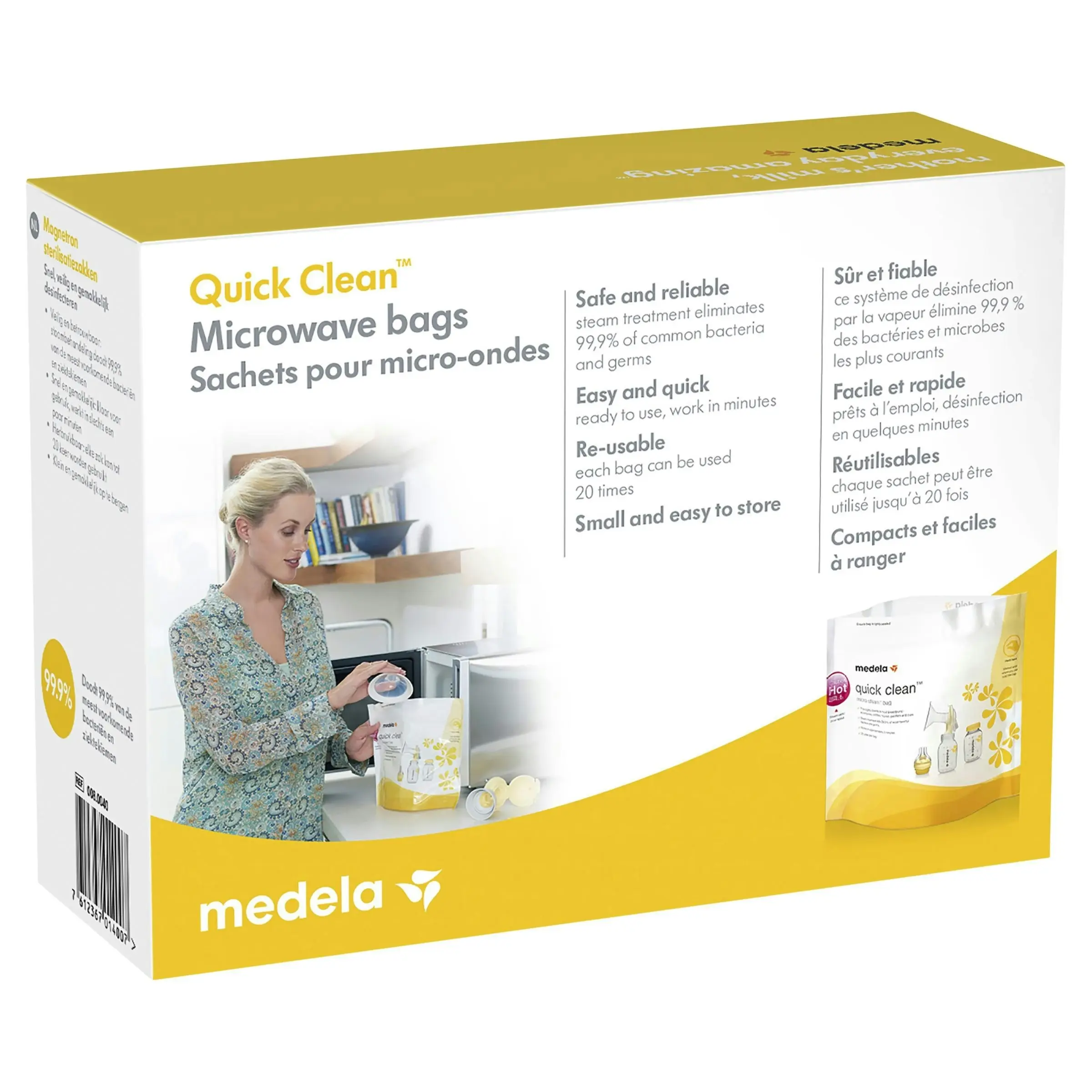 Medela Quick Clean Microwave Bags 5 Pack