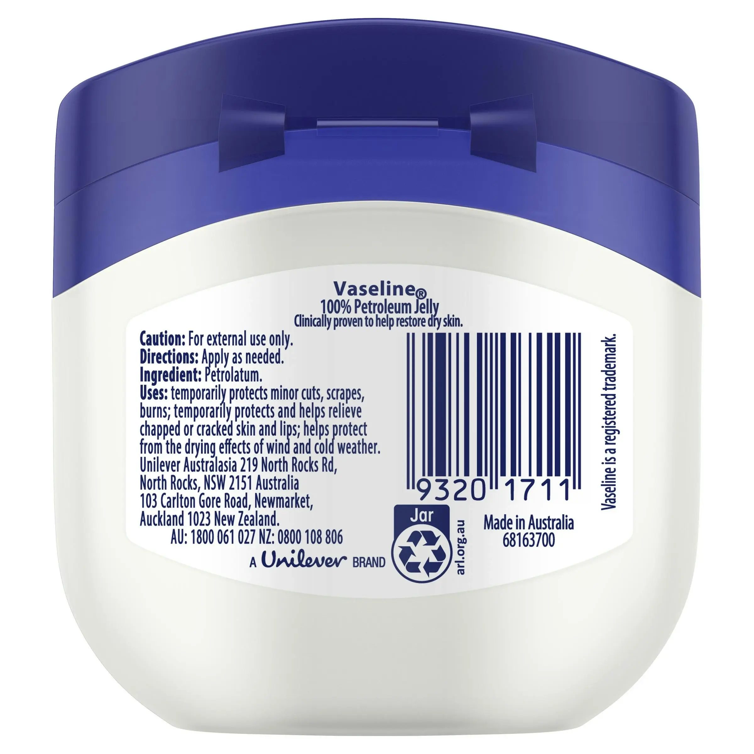 Vaseline Petroleum Jelly 100g