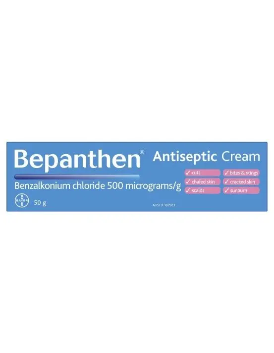 Bepanthen Antiseptic Soothing Cream 50g